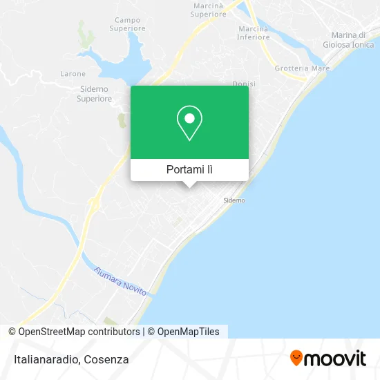 Mappa Italianaradio