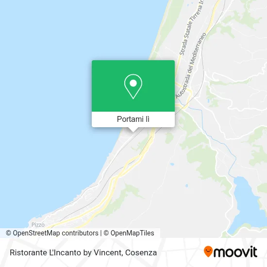 Mappa Ristorante L'Incanto by Vincent
