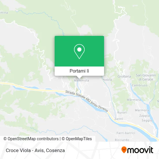 Mappa Croce Viola - Avis