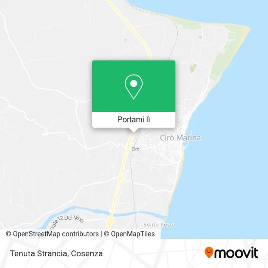 Mappa Tenuta Strancia