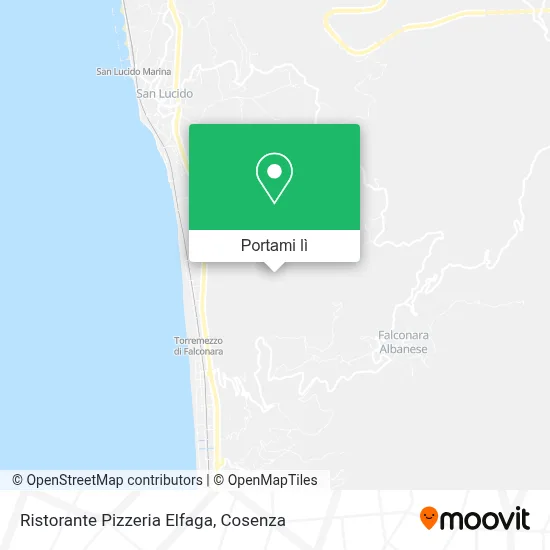 Mappa Ristorante Pizzeria Elfaga