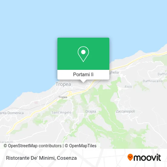 Mappa Ristorante De' Minimi