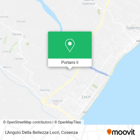 Mappa L'Angolo Della Bellezza Locri