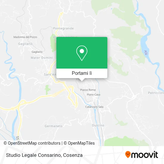 Mappa Studio Legale Consarino