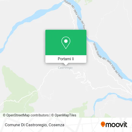 Mappa Comune Di Castroregio