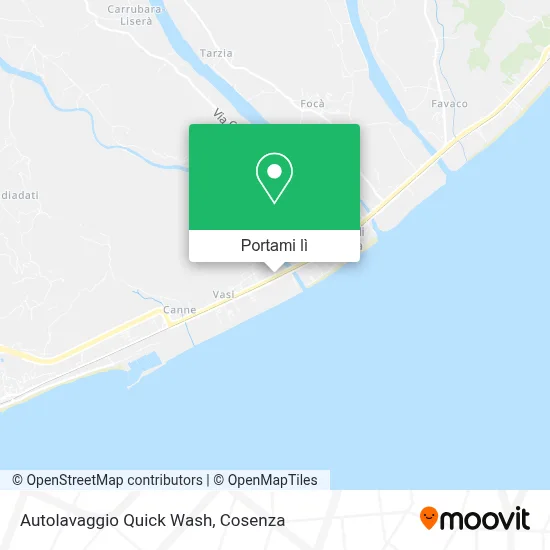 Mappa Autolavaggio Quick Wash