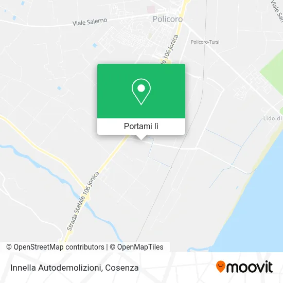 Mappa Innella Autodemolizioni