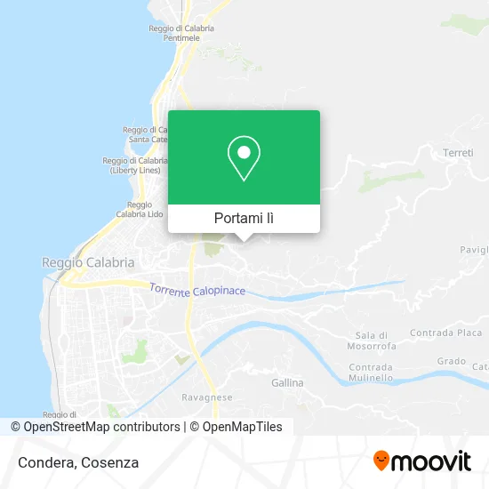 Mappa Condera