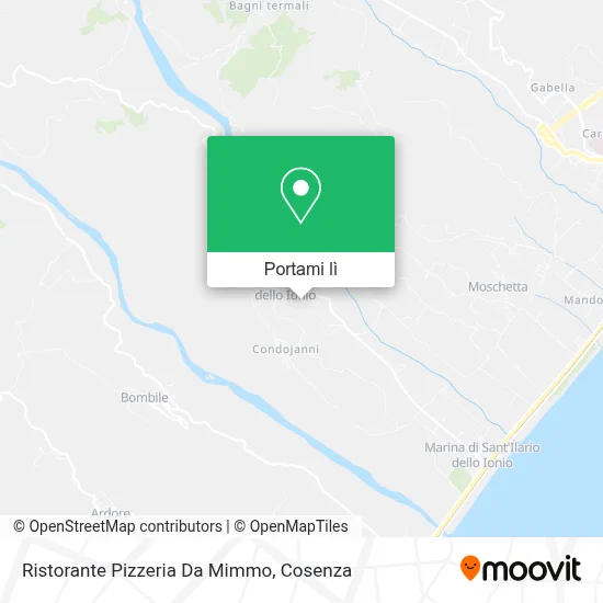 Mappa Ristorante Pizzeria Da Mimmo