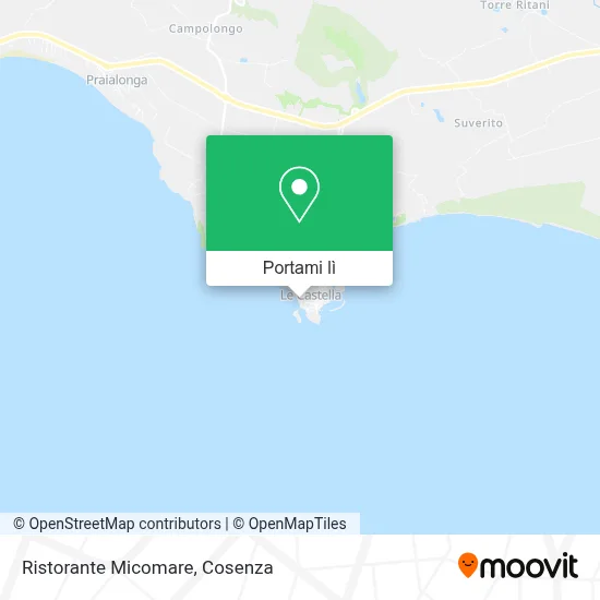 Mappa Ristorante Micomare