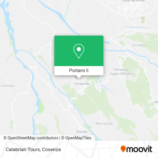 Mappa Calabrian Tours