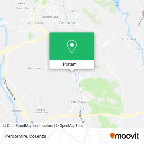 Mappa Perdormire
