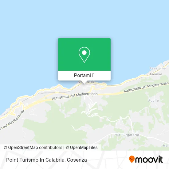 Mappa Point Turismo In Calabria