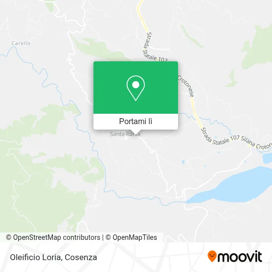 Mappa Oleificio Loria