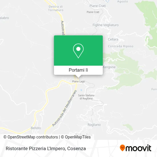 Mappa Ristorante Pizzeria L'Impero