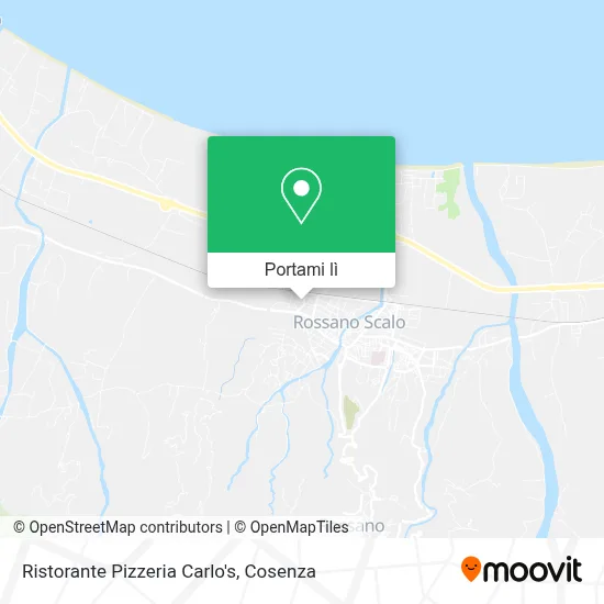 Mappa Ristorante Pizzeria Carlo's