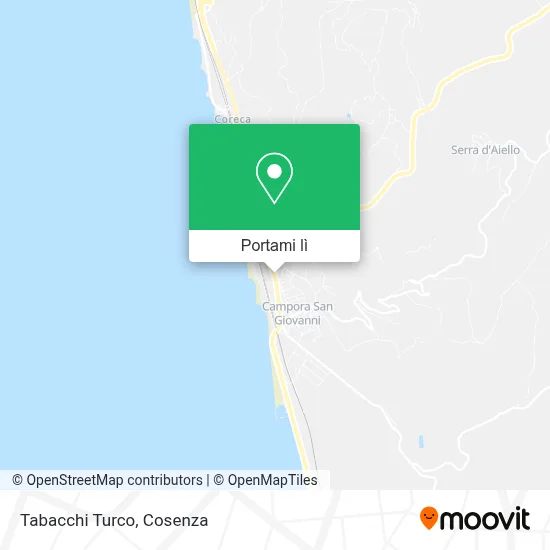 Mappa Tabacchi Turco