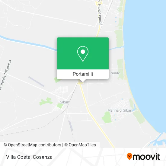 Mappa Villa Costa