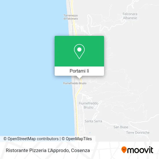 Mappa Ristorante Pizzeria L'Approdo