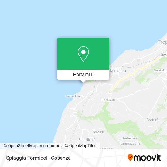 Mappa Spiaggia Formicoli