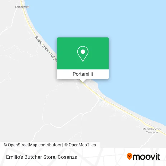 Mappa Emilio's Butcher Store