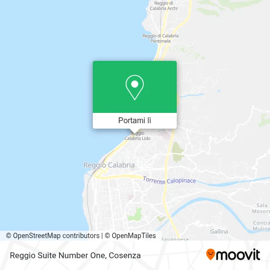 Mappa Reggio Suite Number One