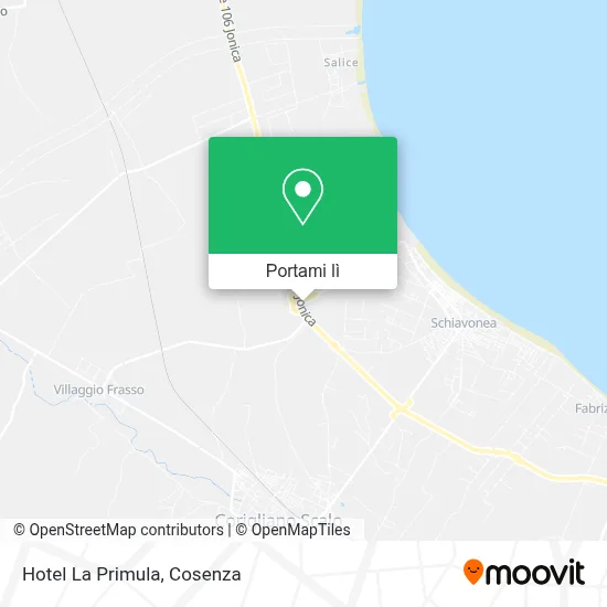 Mappa Hotel La Primula