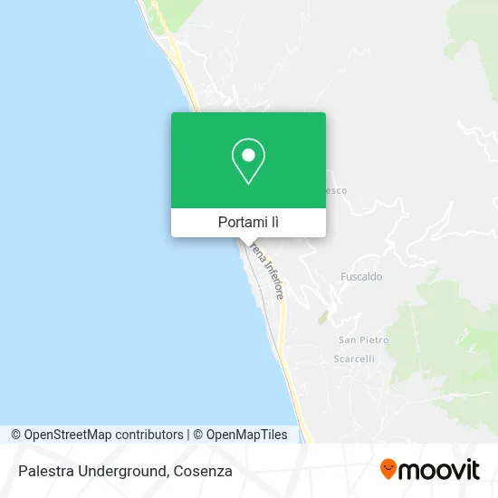 Mappa Palestra Underground