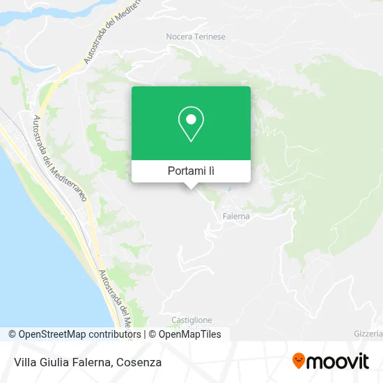 Mappa Villa Giulia Falerna