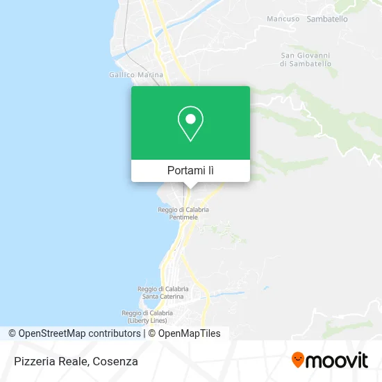 Mappa Pizzeria Reale