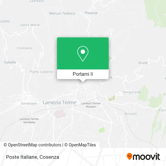 Mappa Poste Italiane