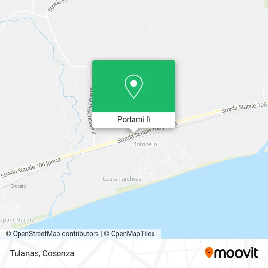 Mappa Tulanas