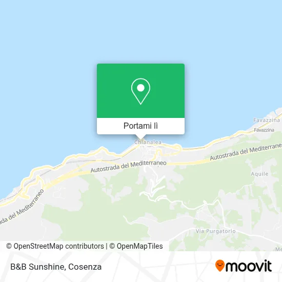 Mappa B&B Sunshine