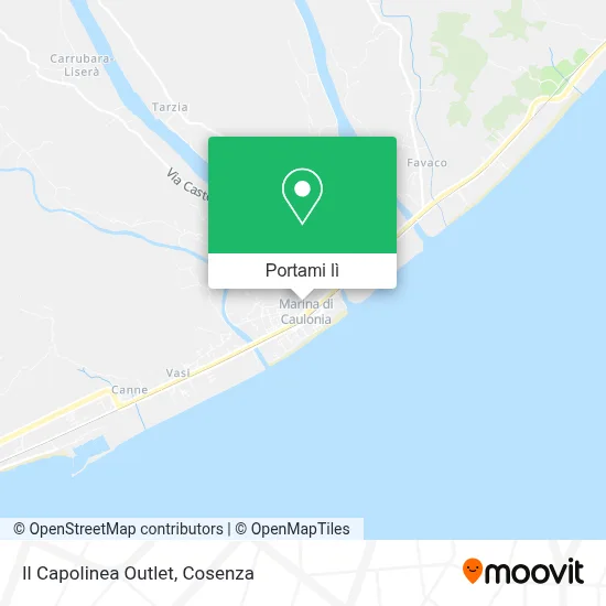 Mappa Il Capolinea Outlet