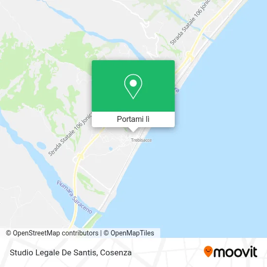 Mappa Studio Legale De Santis