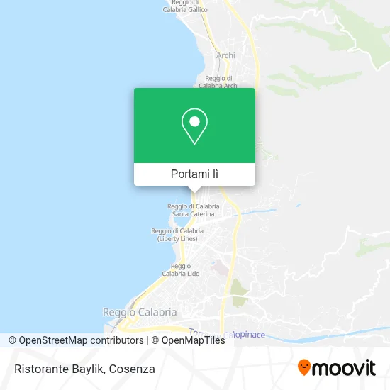 Mappa Ristorante Baylik