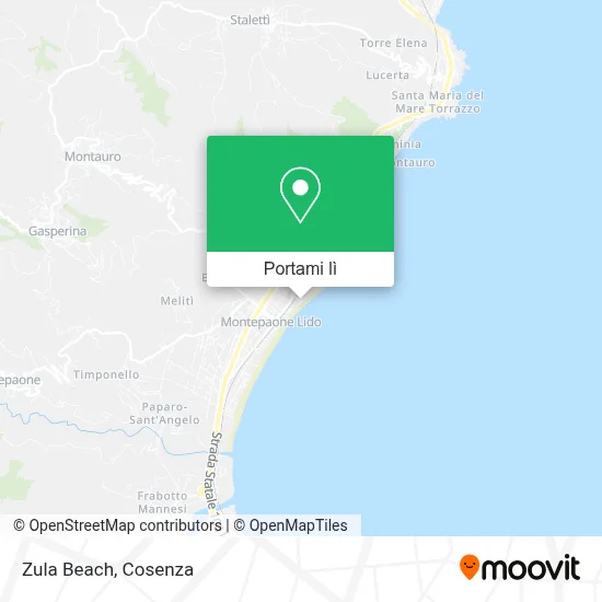Mappa Zula Beach