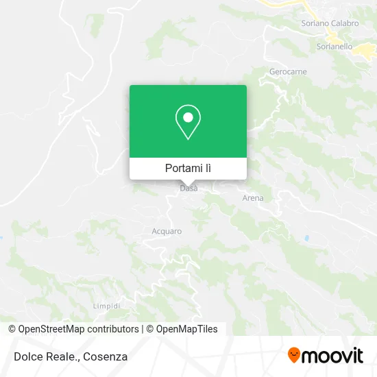 Mappa Dolce Reale.