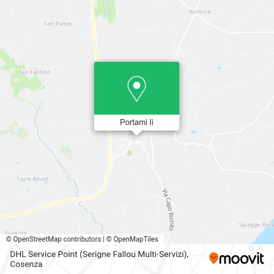 Mappa DHL Service Point (Serigne Fallou Multi-Servizi)