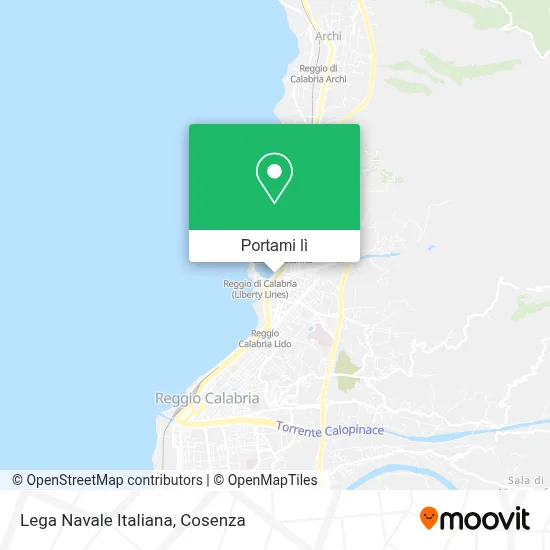 Mappa Lega Navale Italiana