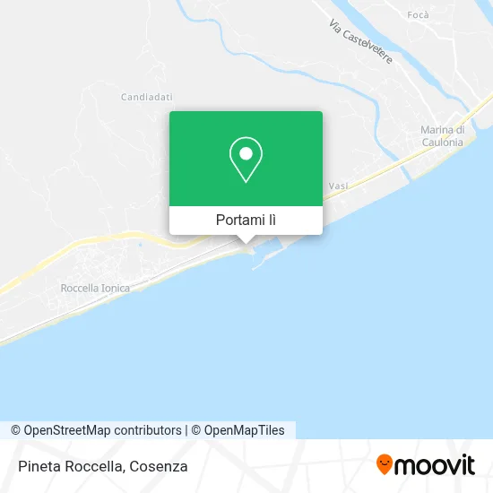 Mappa Pineta Roccella