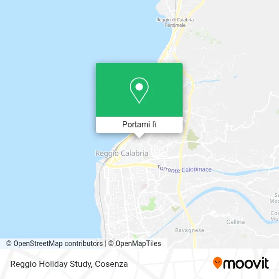 Mappa Reggio Holiday Study