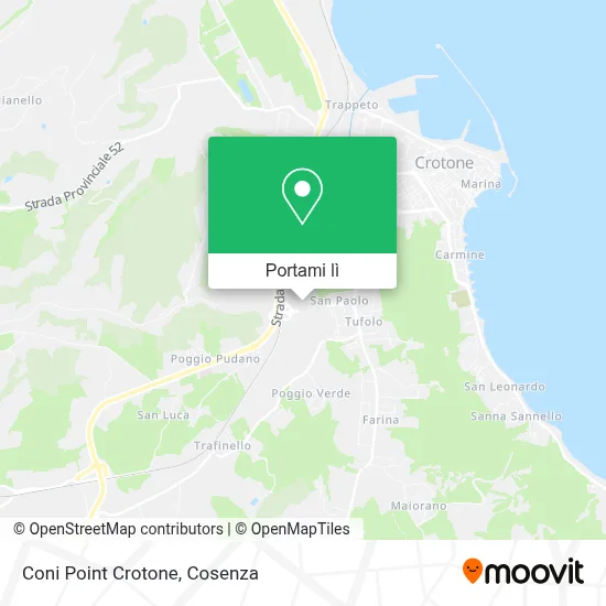 Mappa Coni Point Crotone