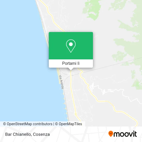 Mappa Bar Chianello