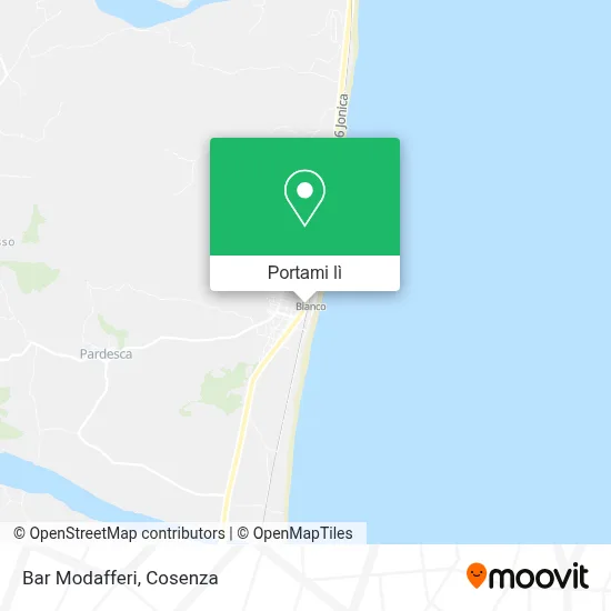 Mappa Bar Modafferi
