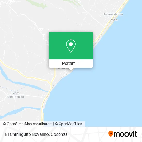Mappa El Chiringuito Bovalino
