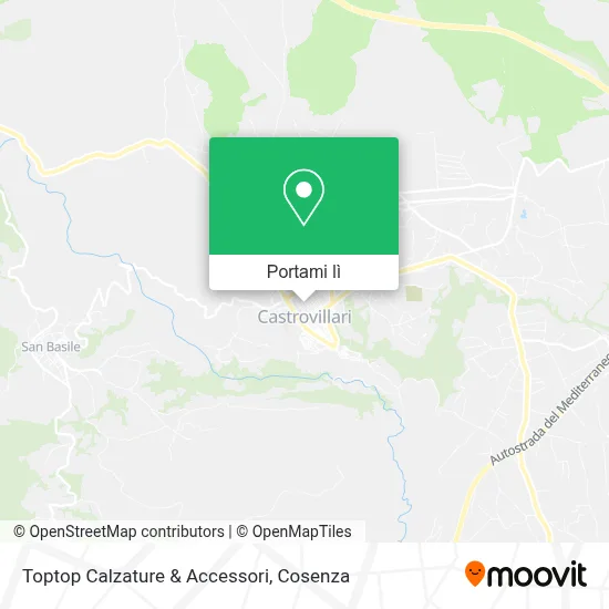 Mappa Toptop Calzature & Accessori