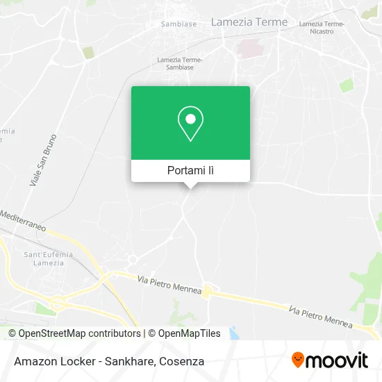 Mappa Amazon Locker - Sankhare