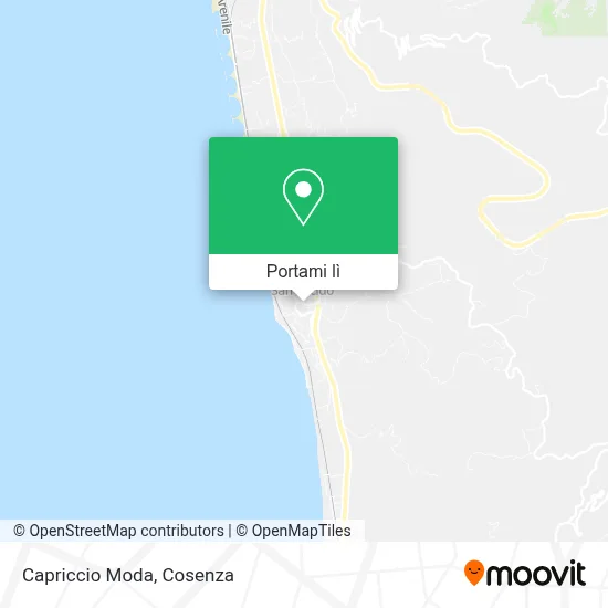 Mappa Capriccio Moda