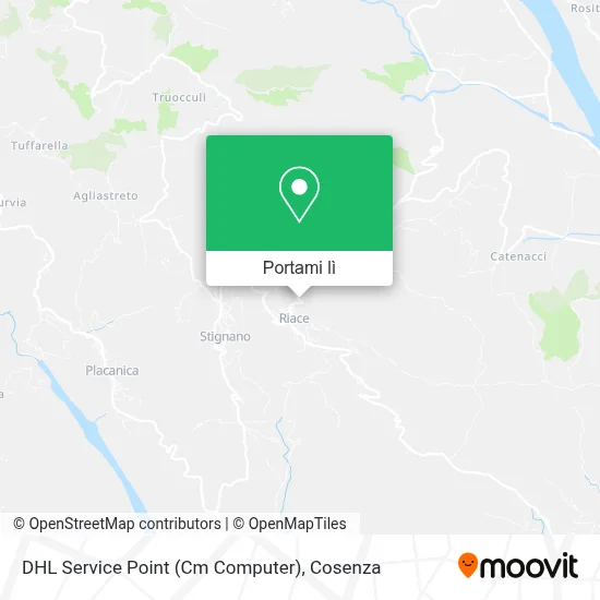 Mappa DHL Service Point (Cm Computer)